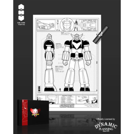 Goldorak UV ArtPrint Robot A3