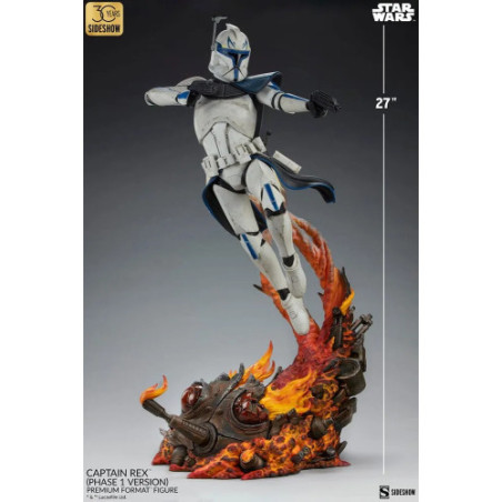 Star Wars statuette Premium Format Captain Rex (Phase 1 Version) Sideshow Exclusive 68 cm
