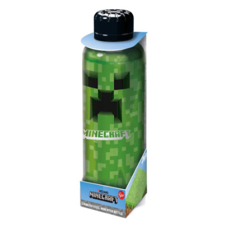 Minecraft Bouteille metal Creeper
