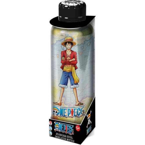 One Piece Bouteille metal Ruffy