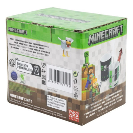 Minecraft mug effet thermique Squared Pattern 325 ml