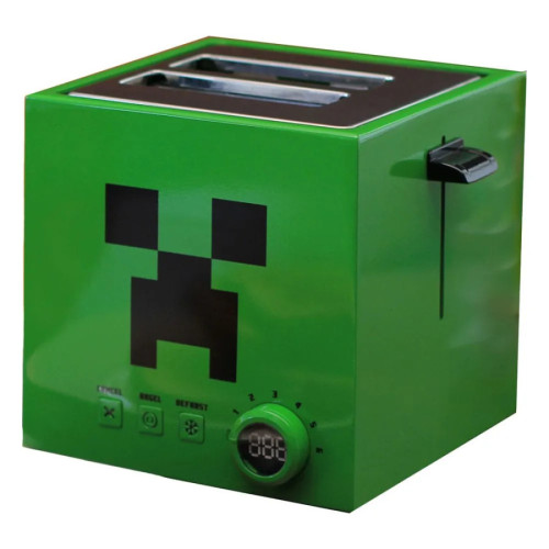 Minecraft Grille-pain Green Creeper Cube