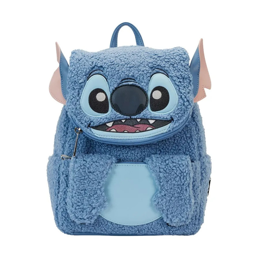 Disney Loungefly Mini Sac A Dos Stitch Plush Pocket