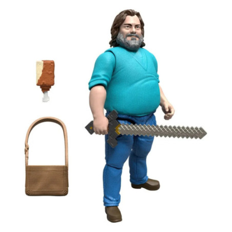 Minecraft, le film figurine Steve 10 cm