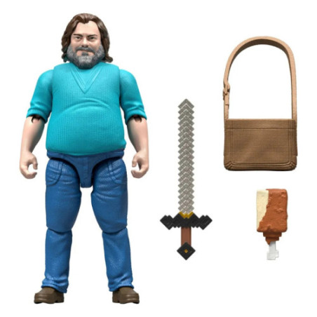 Minecraft, le film figurine Steve 10 cm