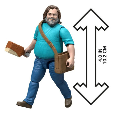 Minecraft, le film figurine Steve 10 cm