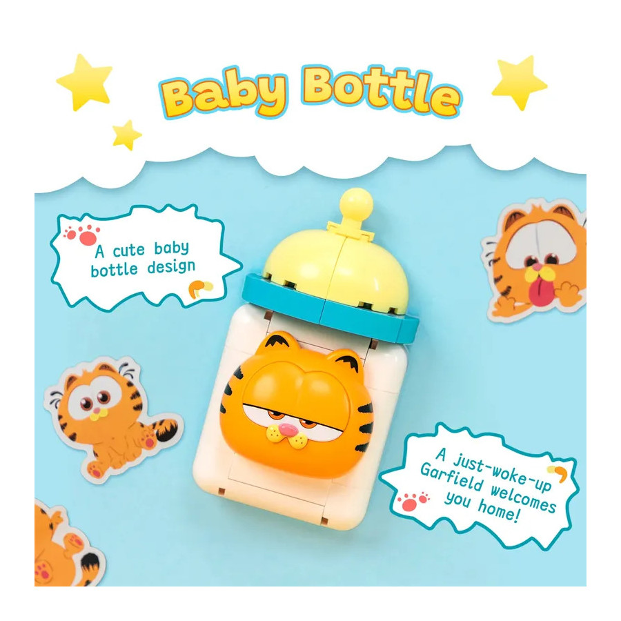 Garfield Fridge Magnet Series Pantasy 86818 Baby Bottle Fridge Magnet 10cm