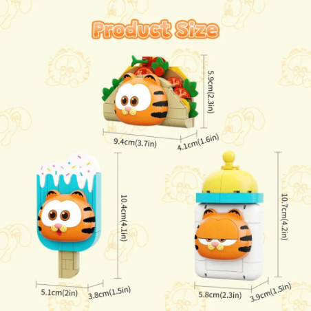 Garfield Fridge Magnet Series Pantasy 86818 Baby Bottle Fridge Magnet 10cm