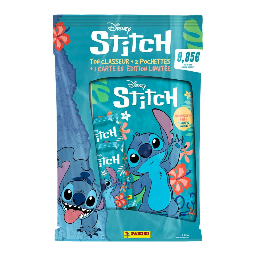 Disney Panini TC Stitch Starter Pack Carte Ed. Limitée