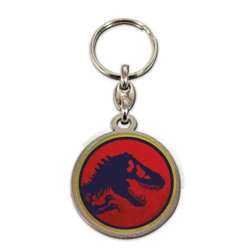Jurassic Park Porte Cle Metal Jurassic Park Logo