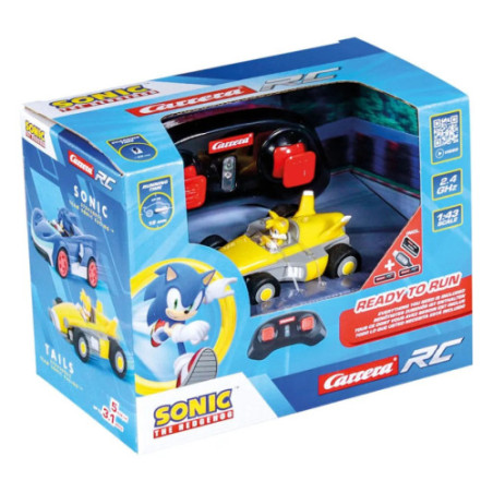 Sonic the Hedgehog voiture télécommandée RC 1/43 2,4GHz Mini Tails