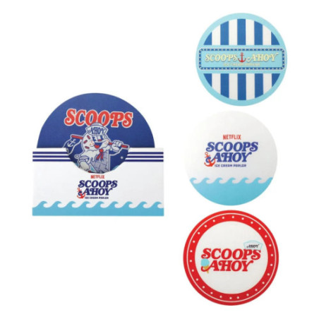 Stranger Things pack 4 sous-verres