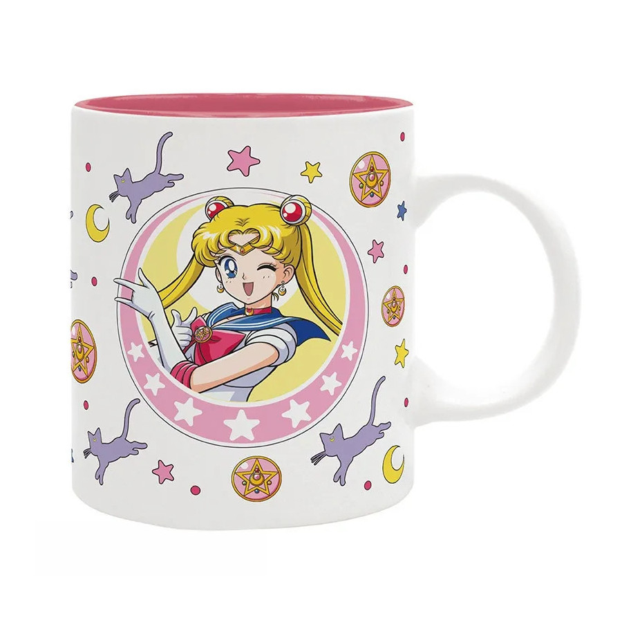 SAILOR MOON - Mug - 320 ml - Sailor Moon & Luna patch