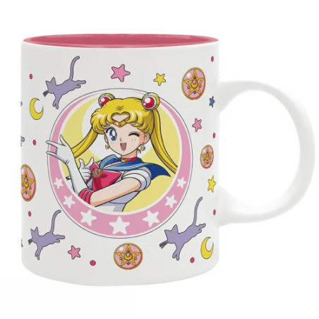 SAILOR MOON - Mug - 320 ml - Sailor Moon & Luna patch