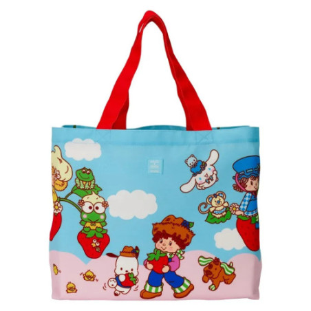 Hello Kitty Loungefly Sac Tissu Tote Bag Sanrio X Strawberry Shortcake