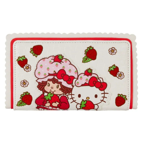 Hello Kitty Loungefly Portefeuille Sanrio X Strawberry Shortcake