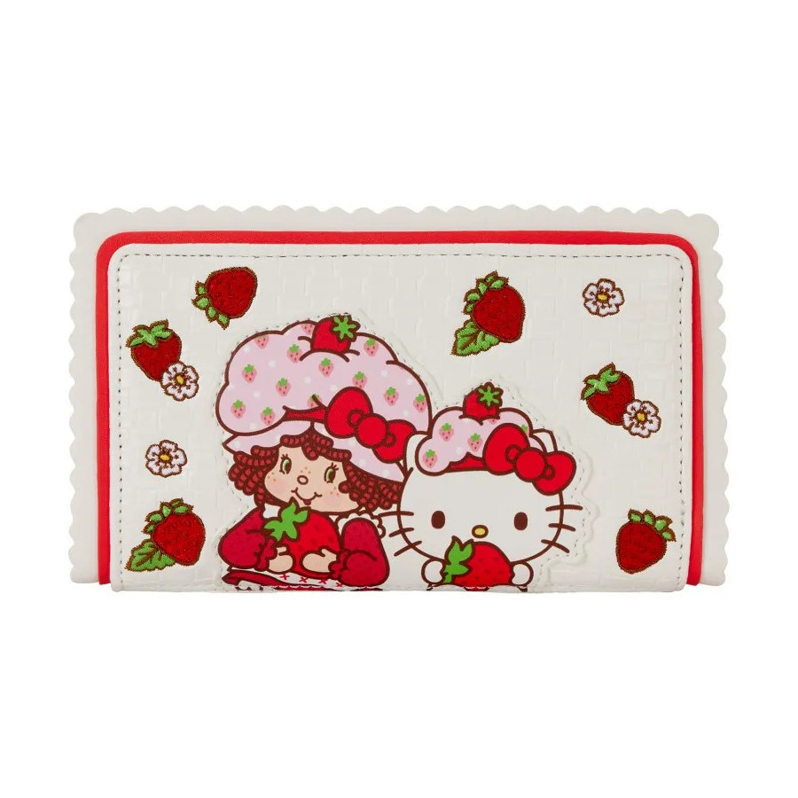 Hello Kitty Loungefly Portefeuille Sanrio X Strawberry Shortcake