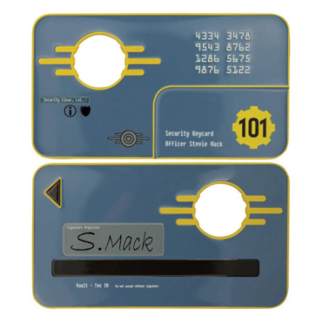 Fallout 3 réplique Vault 101 Security Keycard Limited Edition