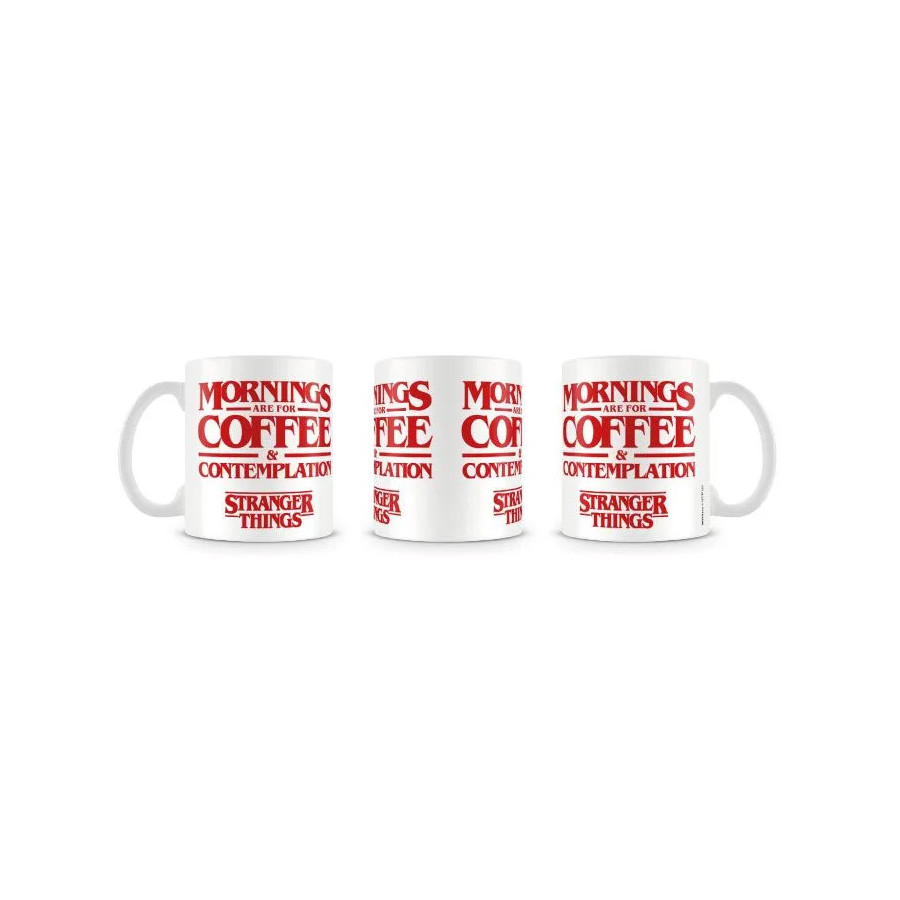 Stranger Things mug Coffee and Contemplation
