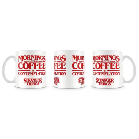 Stranger Things mug Coffee and Contemplation