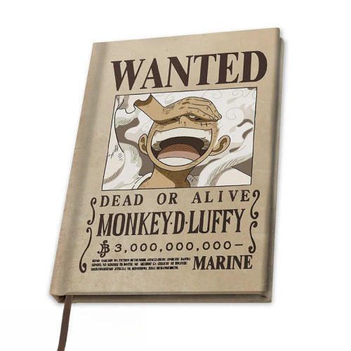 ONE PIECE - Cahier A5 "Wanted Luffy Wano"