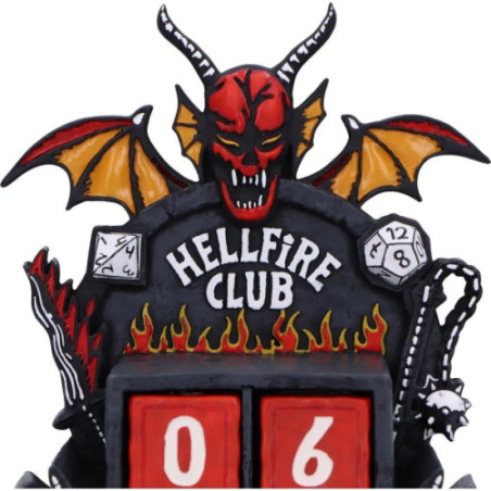 Stranger Things Calendrier perpétuel Hellfire Club 15 cm