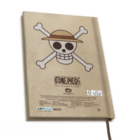 ONE PIECE - Cahier A5 "Wanted Luffy Wano"