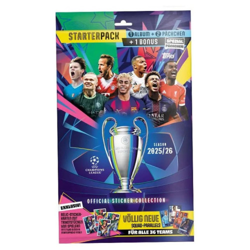 Ligue des champions de l'UEFA 2025/26 Sticker Collection Starter Pack