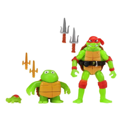 Ninja Turtles : Teenage Years pack 3 figurines Raphael Evolution 10 cm