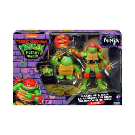 Ninja Turtles : Teenage Years pack 3 figurines Raphael Evolution 10 cm