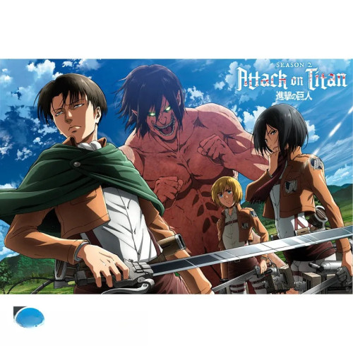 ATTACK ON TITAN - Poster Maxi 91,5x61 FSC MIX - Prêts à se battre !