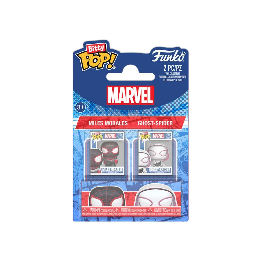 Marvel Bitty Pop 2-Pack Spiderman Miles Morales & Gwen