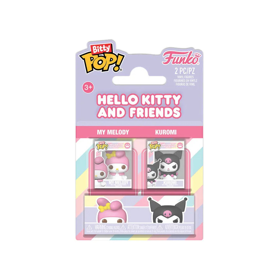 Hello Kitty Bitty Pop 2-Pack My Melody & Kuromi