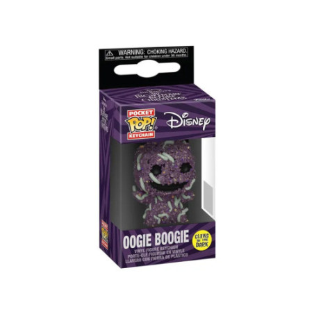 Disney Pop Keychain Nightmare Before Christmas Oogie Bugs Glow