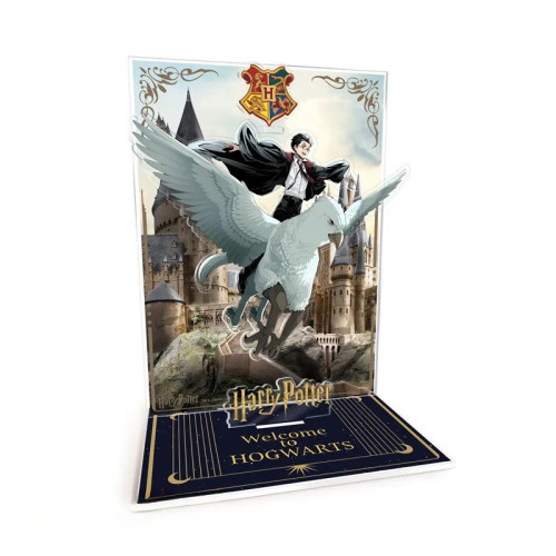 HARRY POTTER - Acryl Diorama - Harry & Buck à Poudlard