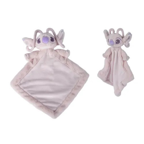 STITCH - Peluche Angel + Doudou Pastel - 38cm