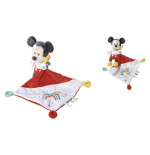 MICKEY - Arc-en-ciel - Peluche 13 cm + Doudou