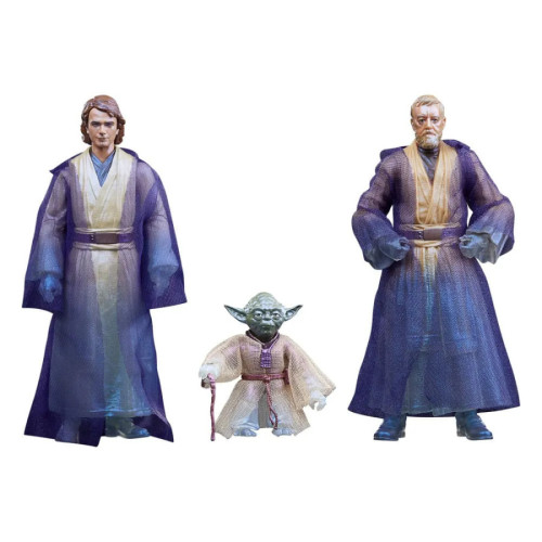 Star Wars Episode VI Black Series pack 3 figurines Force Spirits 15 cm
