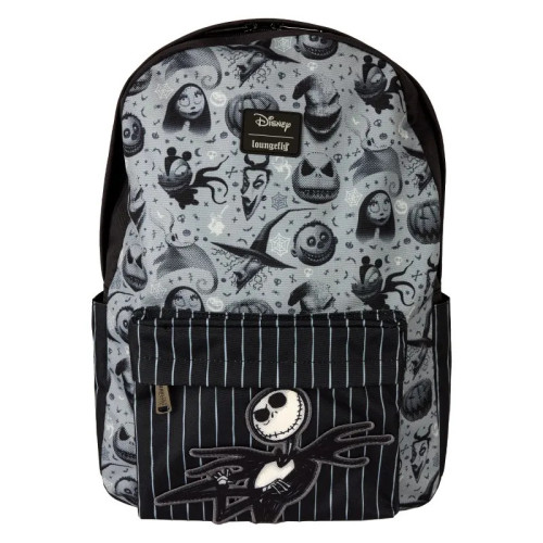 Disney Loungefly Sac A Dos Nylon Full Size Nightmare Before Christmas Nbx