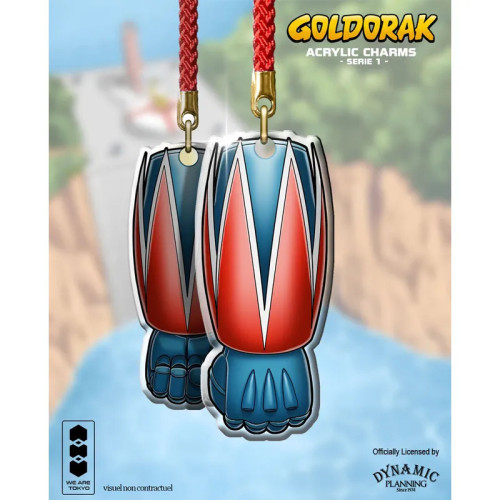 Goldorak Acrylic Charm Serie 1 Goldorak Fulguro Poing 5cm