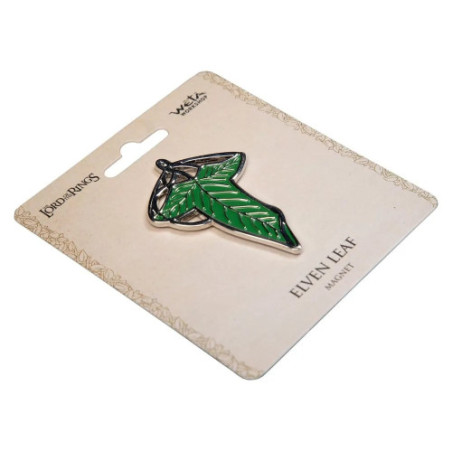 Le Seigneur des Anneaux aimant Elven Leaf (Enamel) 4 cm