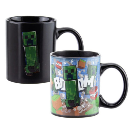 Minecraft mug effet thermique Creeper