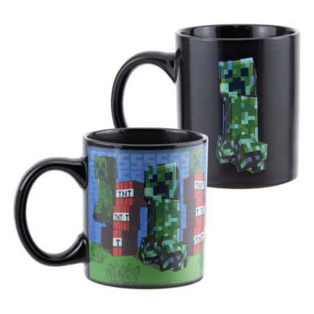 Minecraft mug effet thermique Creeper