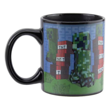 Minecraft mug effet thermique Creeper