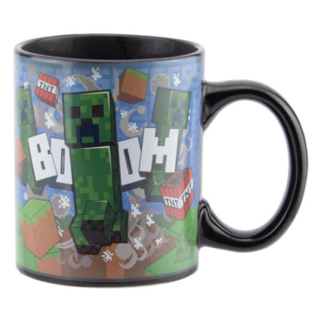Minecraft mug effet thermique Creeper