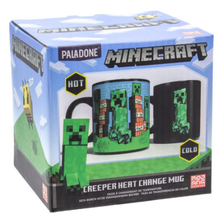 Minecraft mug effet thermique Creeper