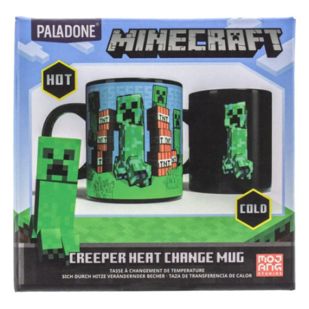 Minecraft mug effet thermique Creeper