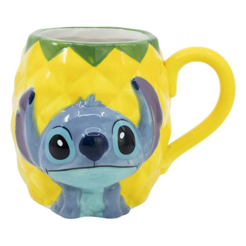 Lilo & Stitch mug 3D Stitch Pineapple 414 ml