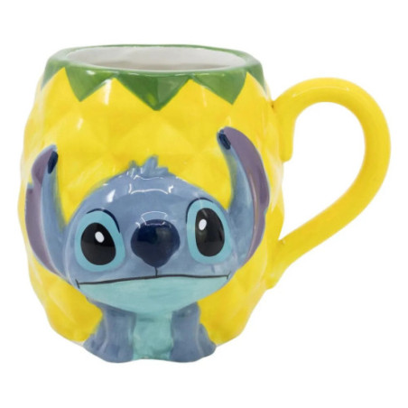 Lilo & Stitch mug 3D Stitch Pineapple 414 ml