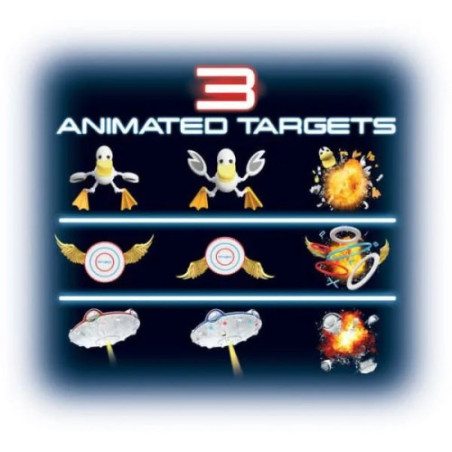 Laser X Projex Animated Target Arcade Game for 2